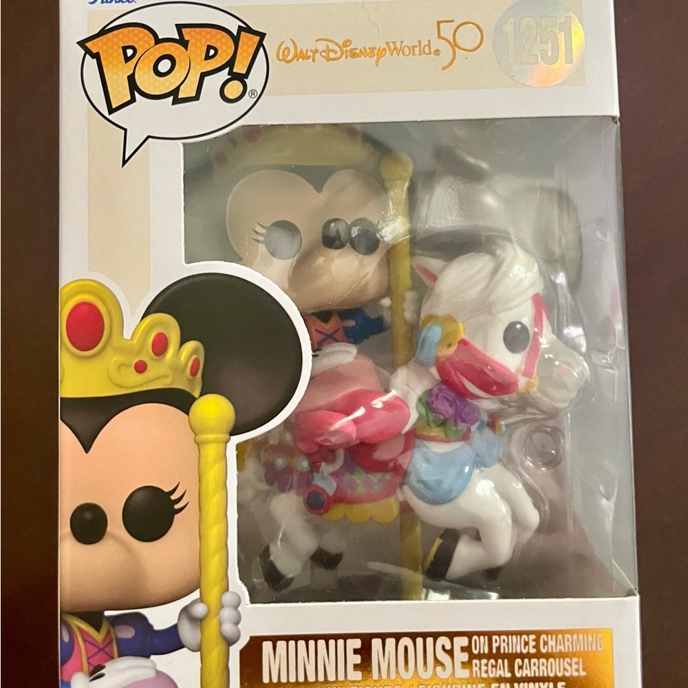 Funko Pop Disney Minnie on Carousel